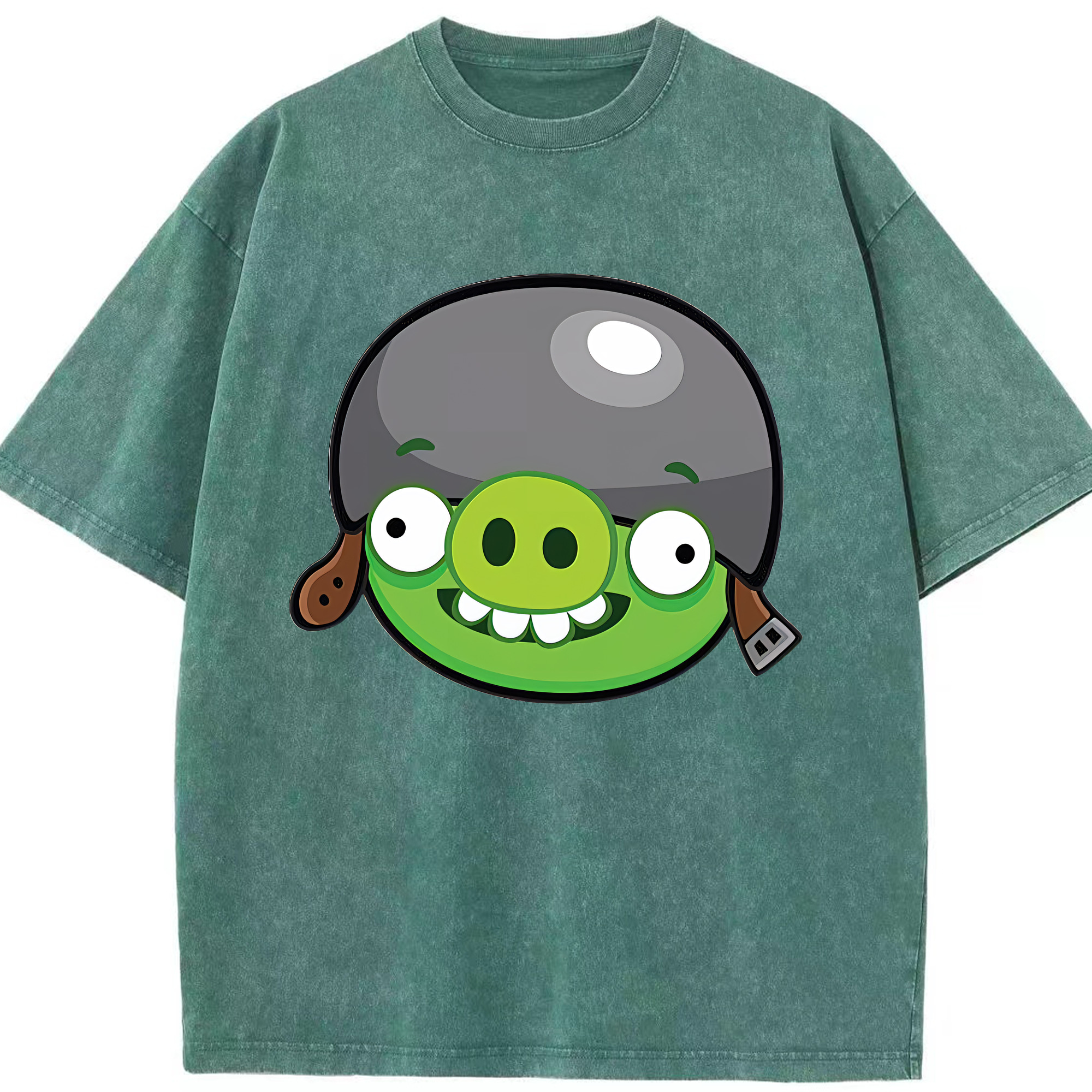 （画像用） Angry Birds アングリーバード 綿100% ヴィンテージ風 半袖Tシャツ（フロントプリント）
